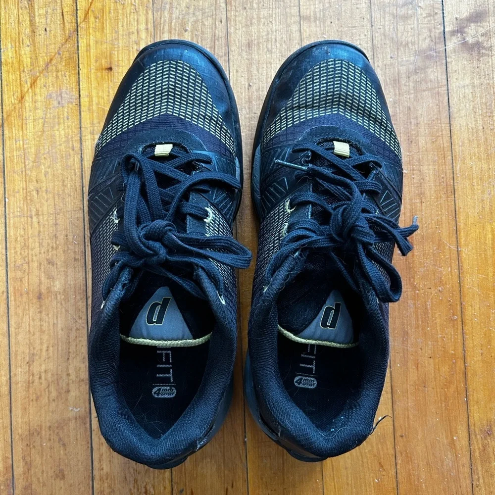 *Great Pre-Owned* Prince T22.5 Black/Yellow Men's Athletic Shoes - Picture 1 of 9